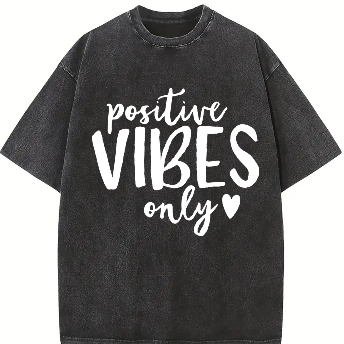 Positive Vibes Only Good Vintage Washed T-Shirt product image 2