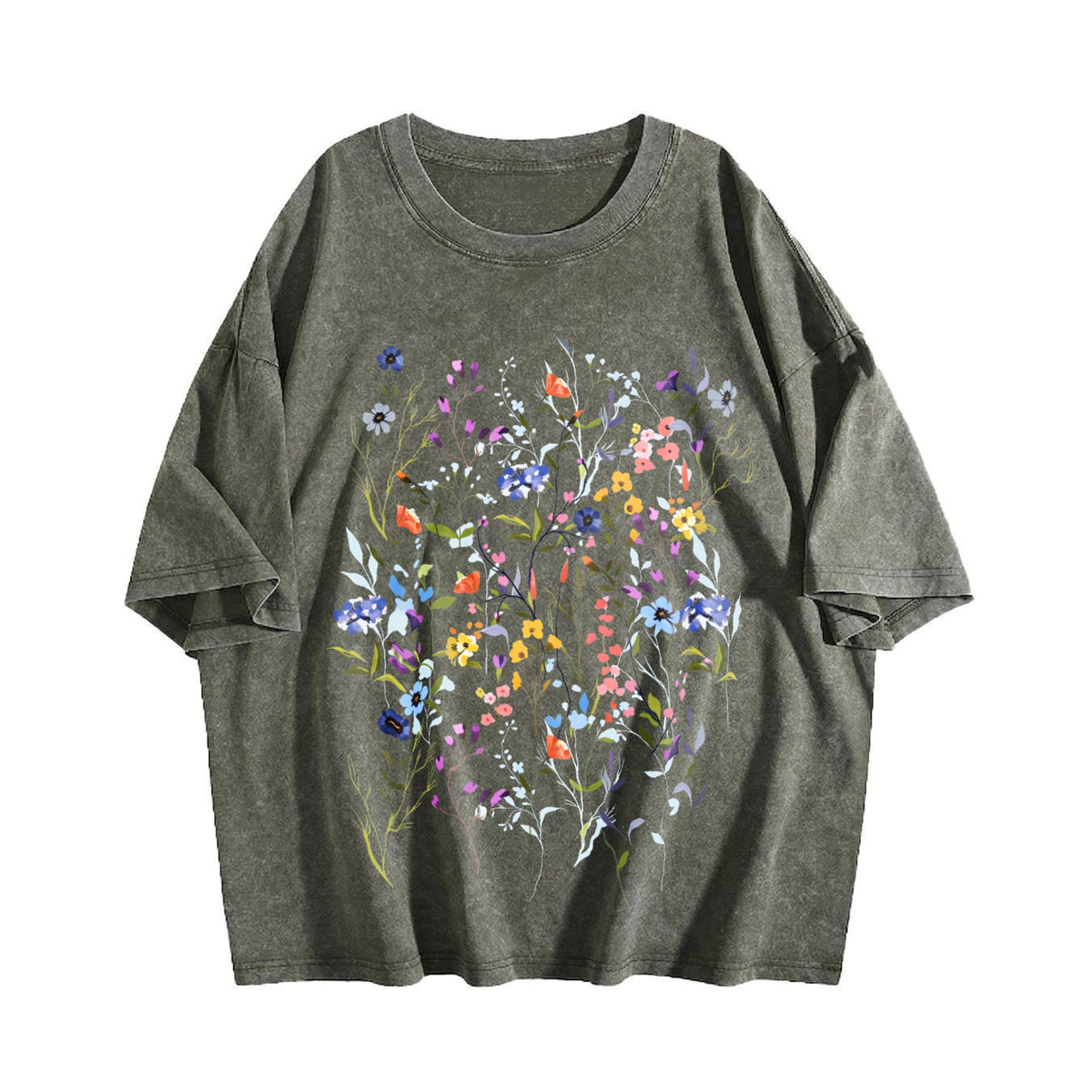 Pressed Flowers Vintage Washed T-Shirt product image 4