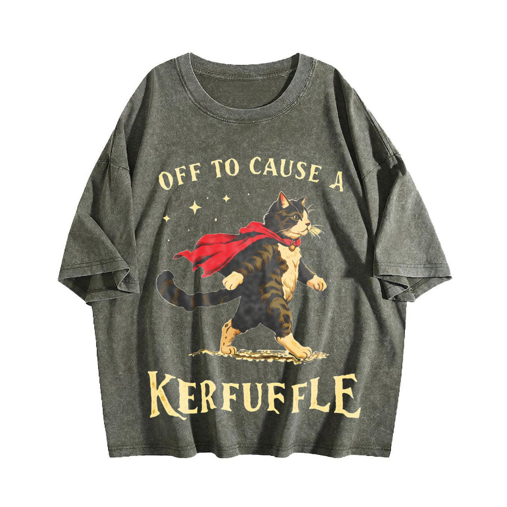 Chic For A Round Neckline Vintage Washed T-Shirt product image 4