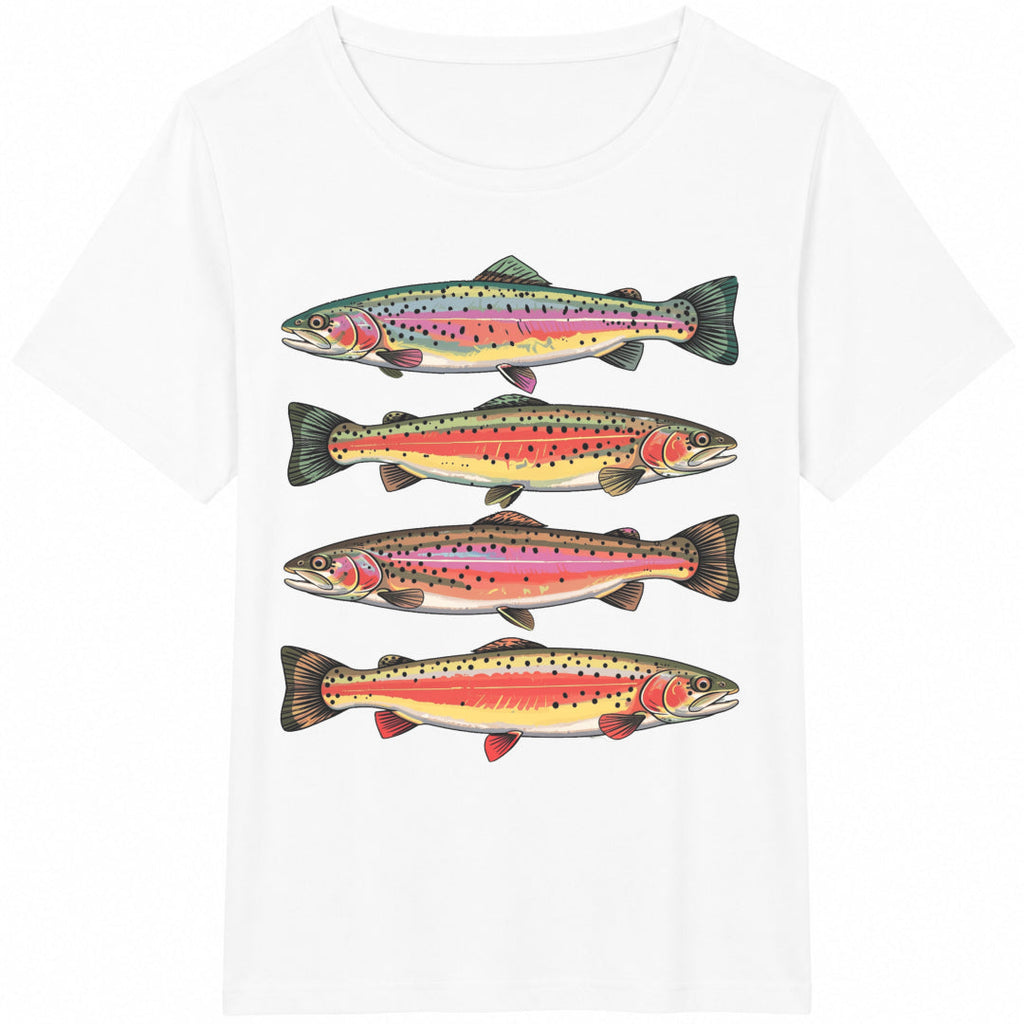 Trout Fish Cotton T-Shirt product image 2