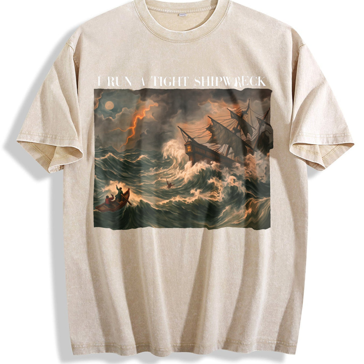 Homeschool Mama Vintage Washed T-Shirt product image 1