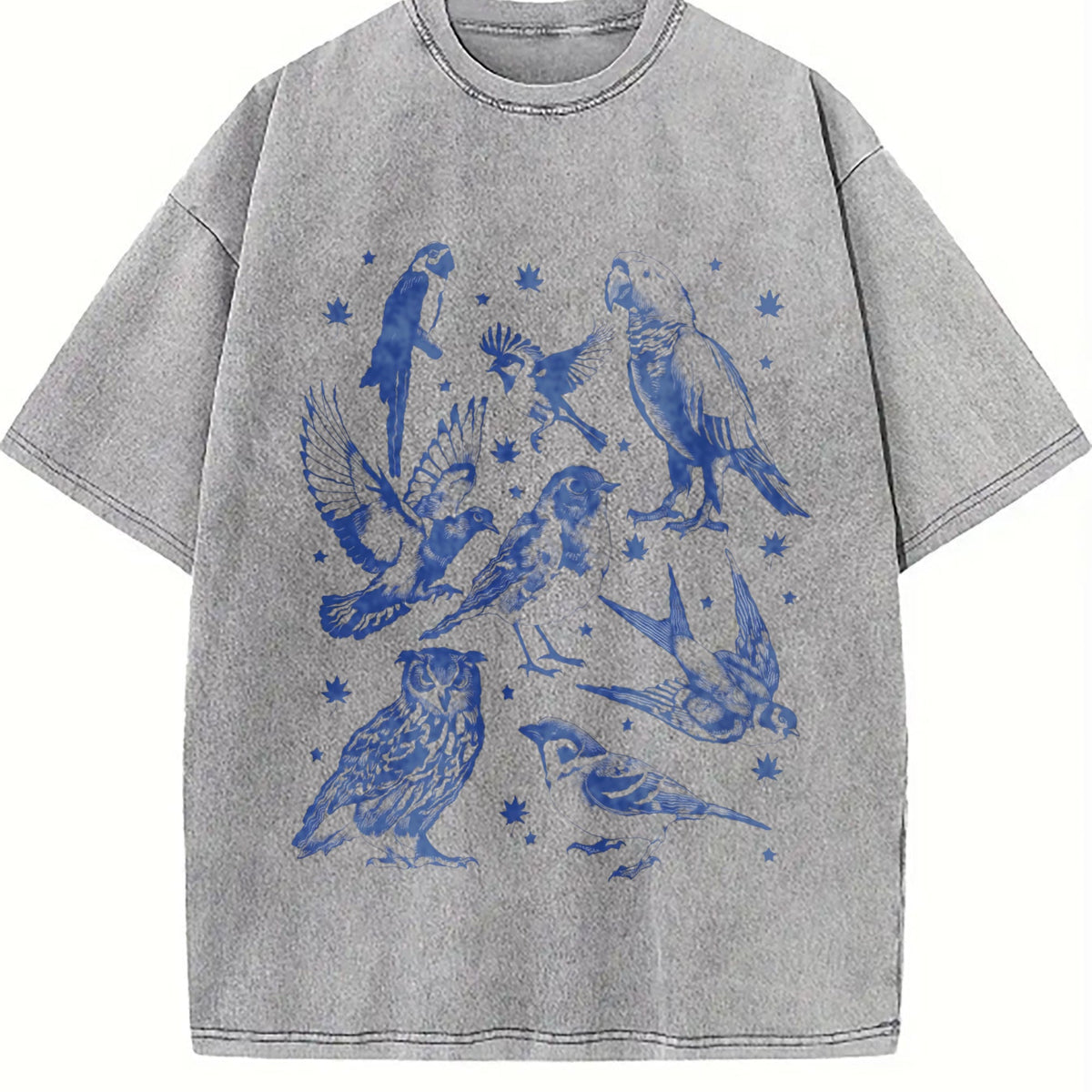 Bird Tattoo 90s Vintage Washed T-Shirt product image 5