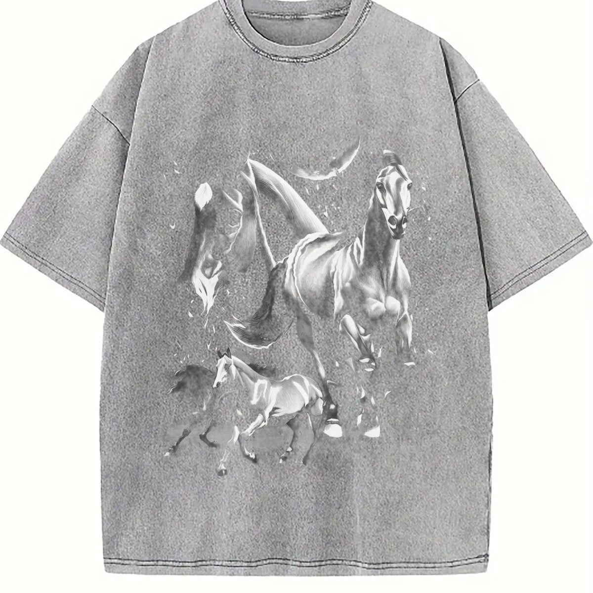 Wild Horses Vintage Washed T-Shirt product image 5