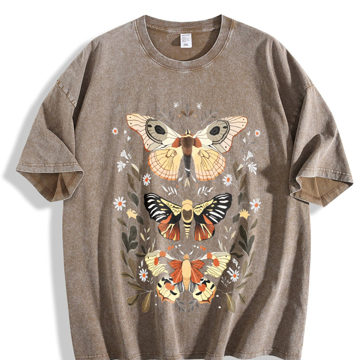 Revival For Weekend Warriors Hand-drawn Moth On Vintage product image 3