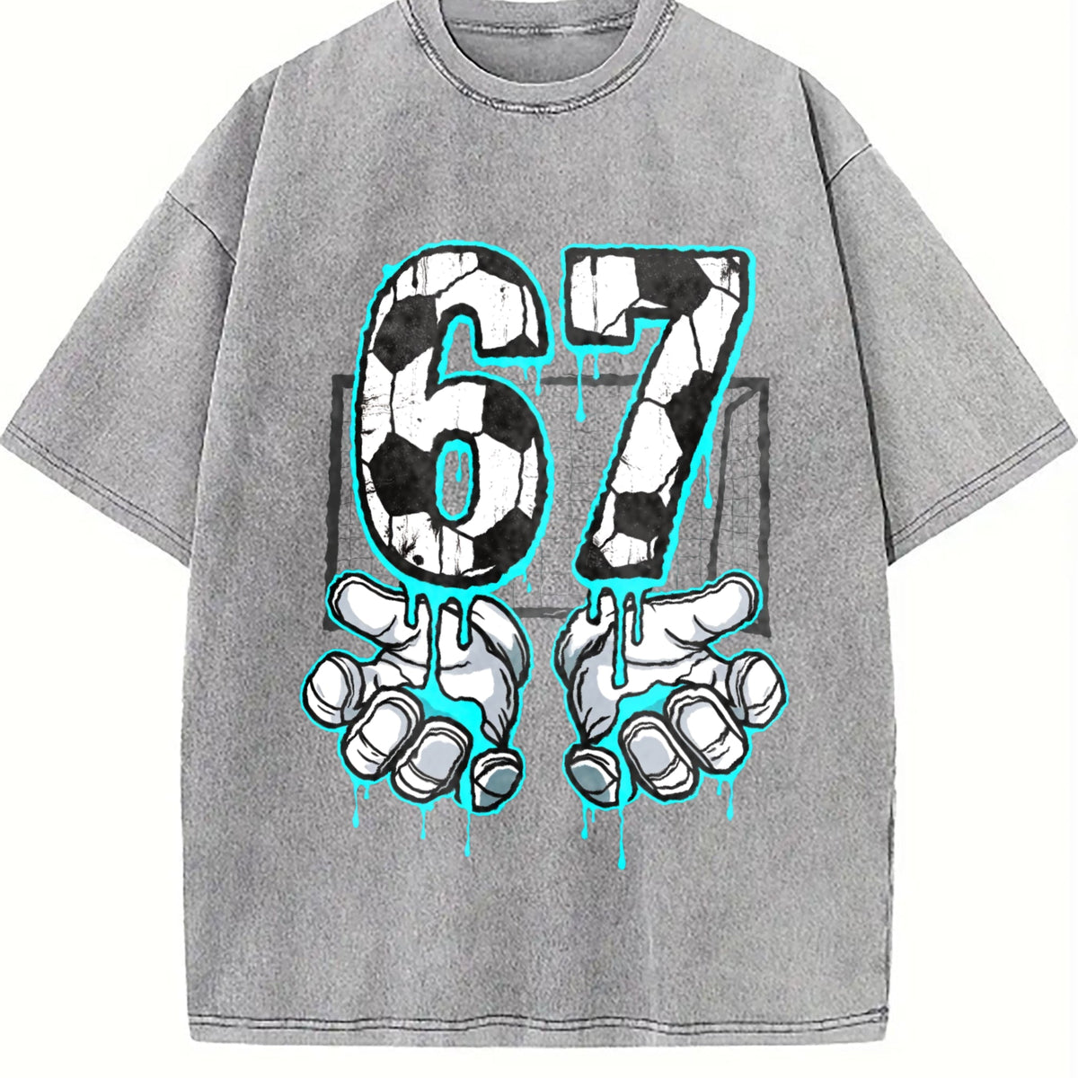 Global Soccer Fan Vintage Washed T-Shirt product image 5