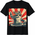 Cool DJ Cat Cotton T-Shirt product image 1
