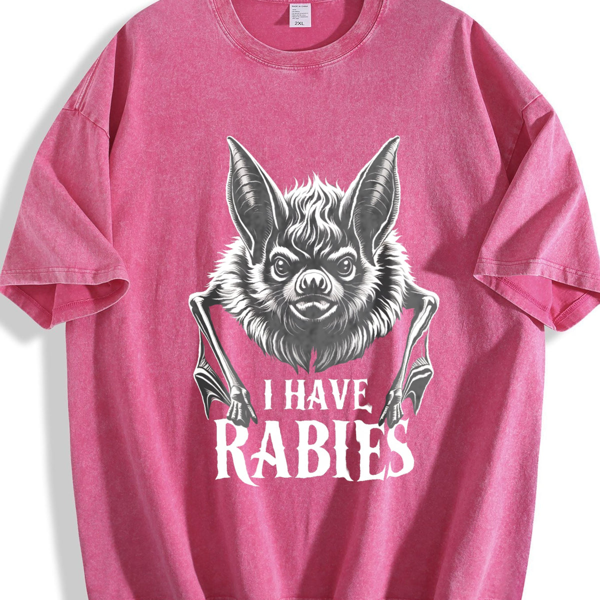 I Have Rabies Vintage Washed T-Shirt product image 7