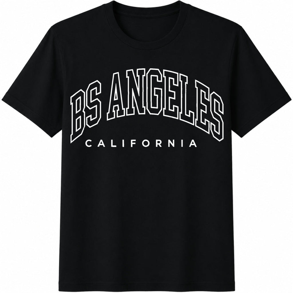 Flirla Los Angeles California Inspired Letter Cotton T-Shirt product image 1