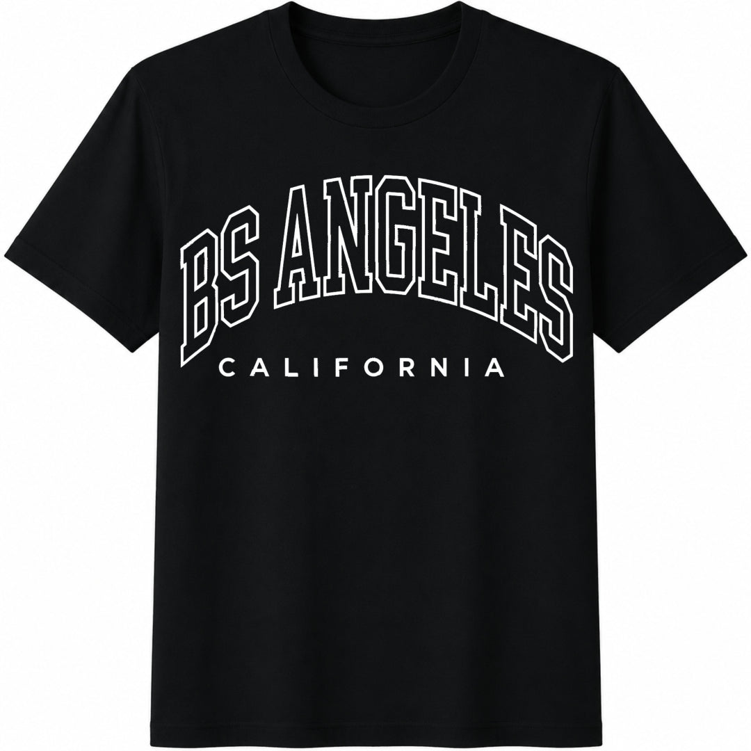 Flirla Los Angeles California Inspired Letter Cotton T-Shirt product image 1