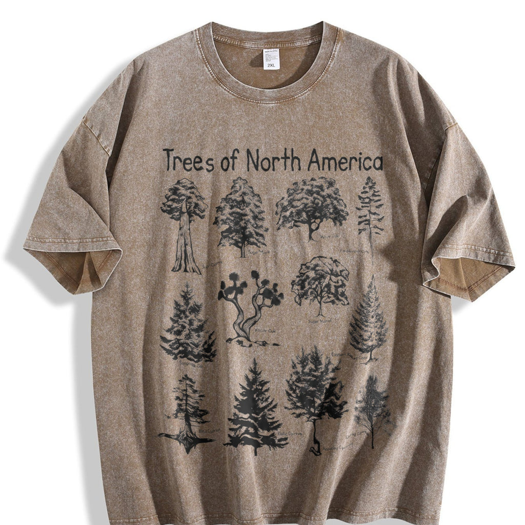 Trees Of North America Vintage Washed T-Shirt product image 3