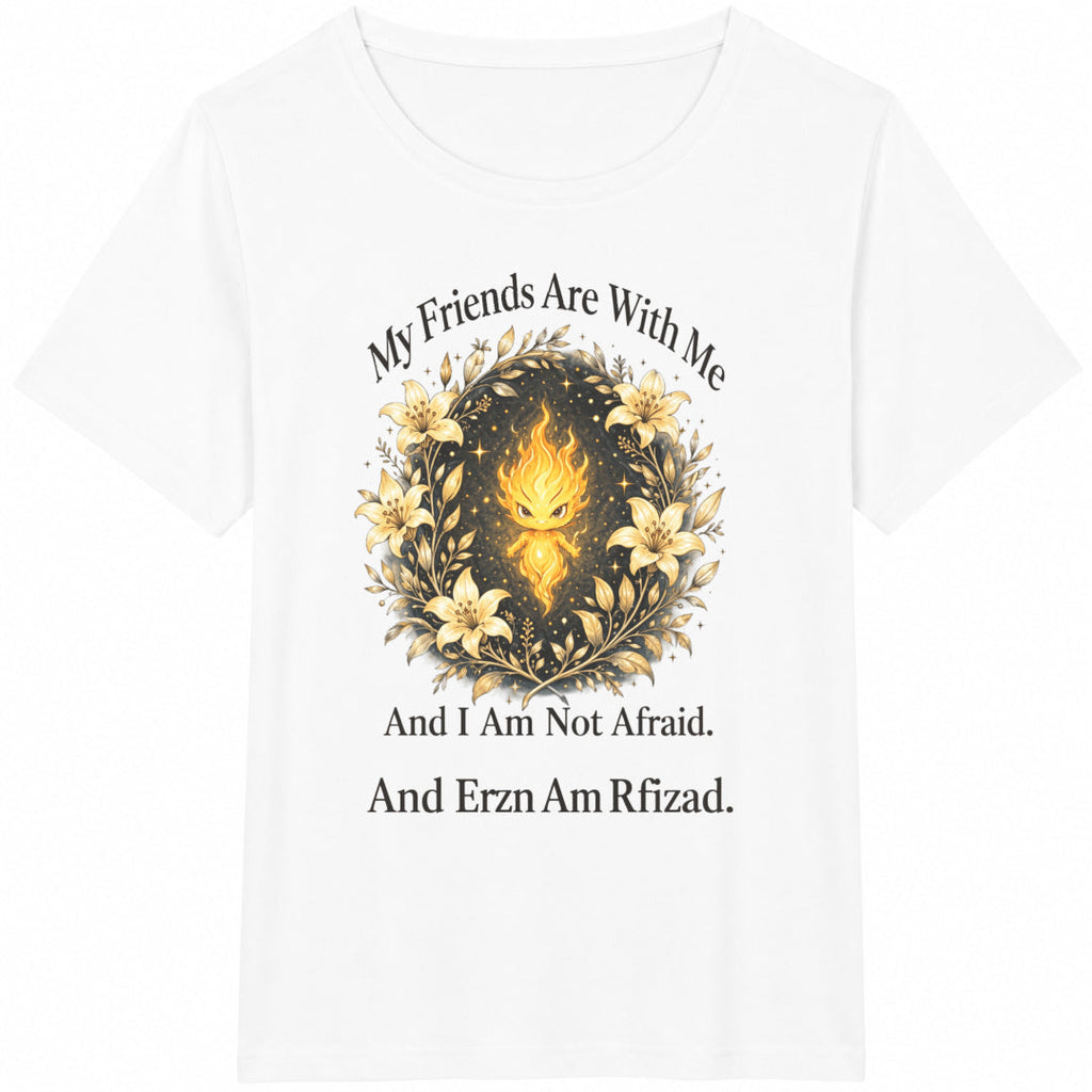 My Friends Are With Me And I Am Not Afraid Cotton T-Shirt product image 2