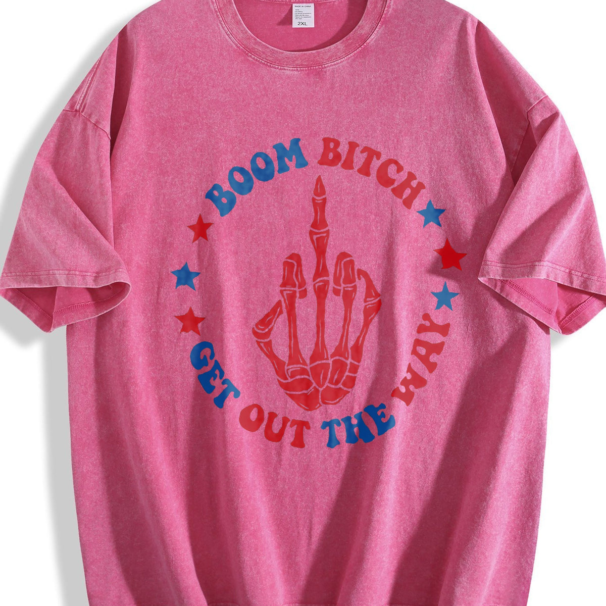 Boom Bitch Get Out The Way Vintage Washed T-Shirt product image 7