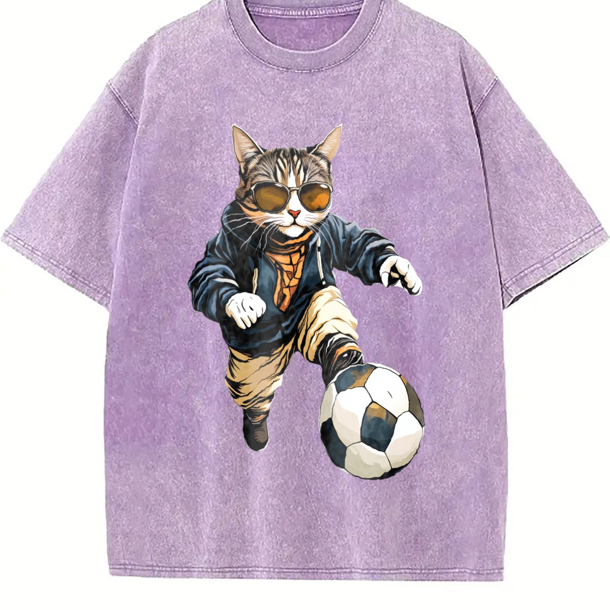 Global Soccer Fan Vintage Washed T-Shirt product image 6