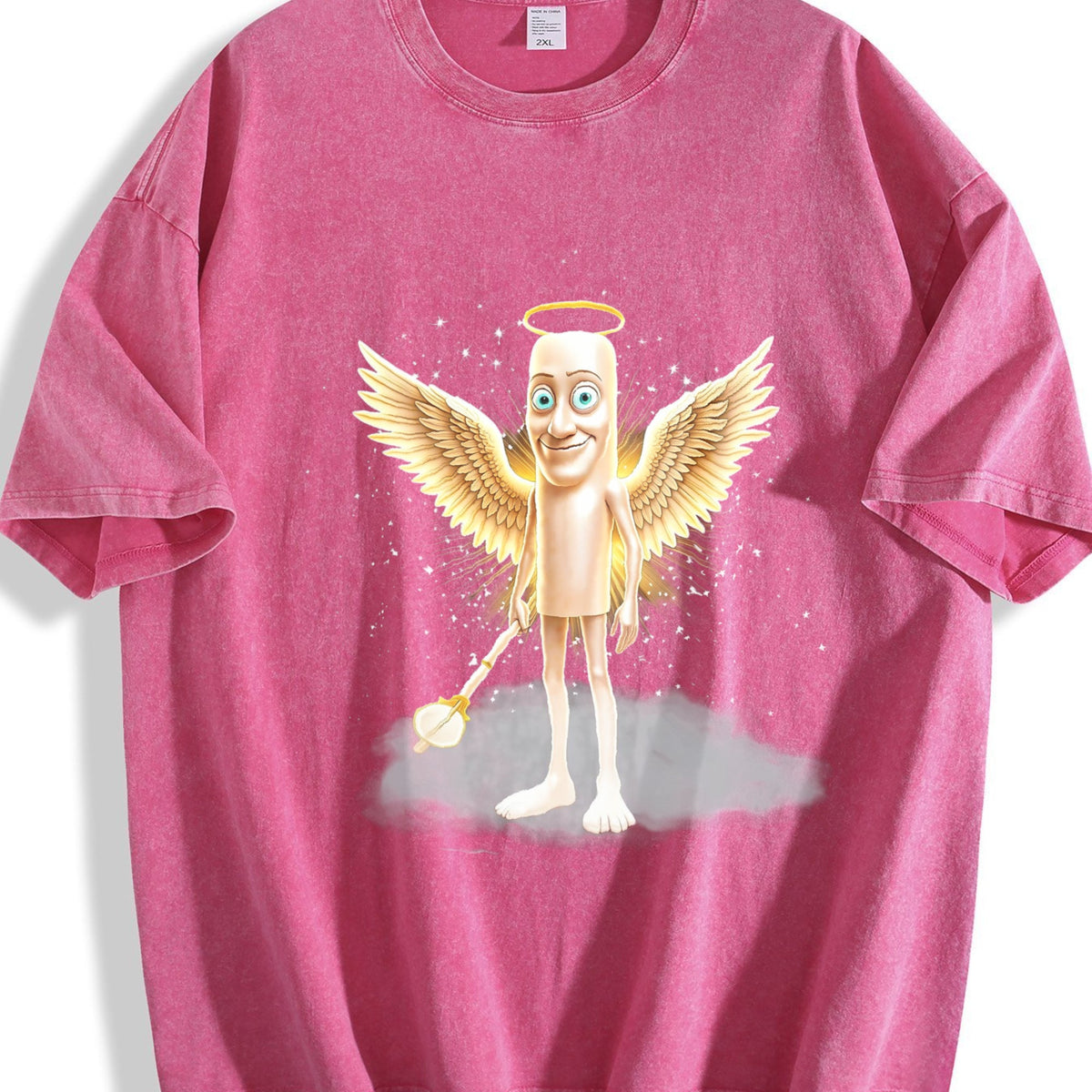 Funny Tung God Sahur Brainrot Meme Vintage Washed T-Shirt product image 7