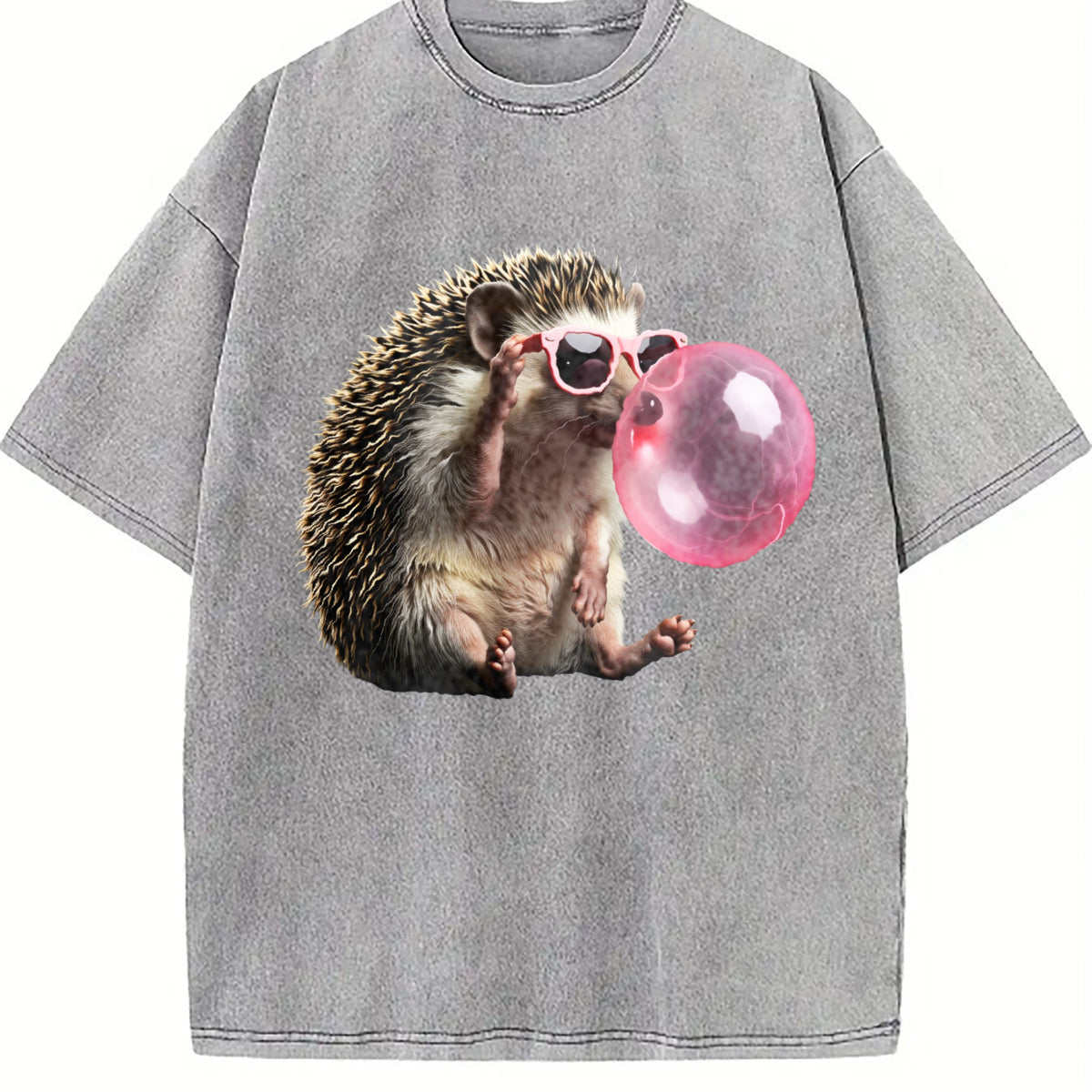 Grunge Vibes For Explorers: Hedgehog In Pink Shades Vintage product image 5