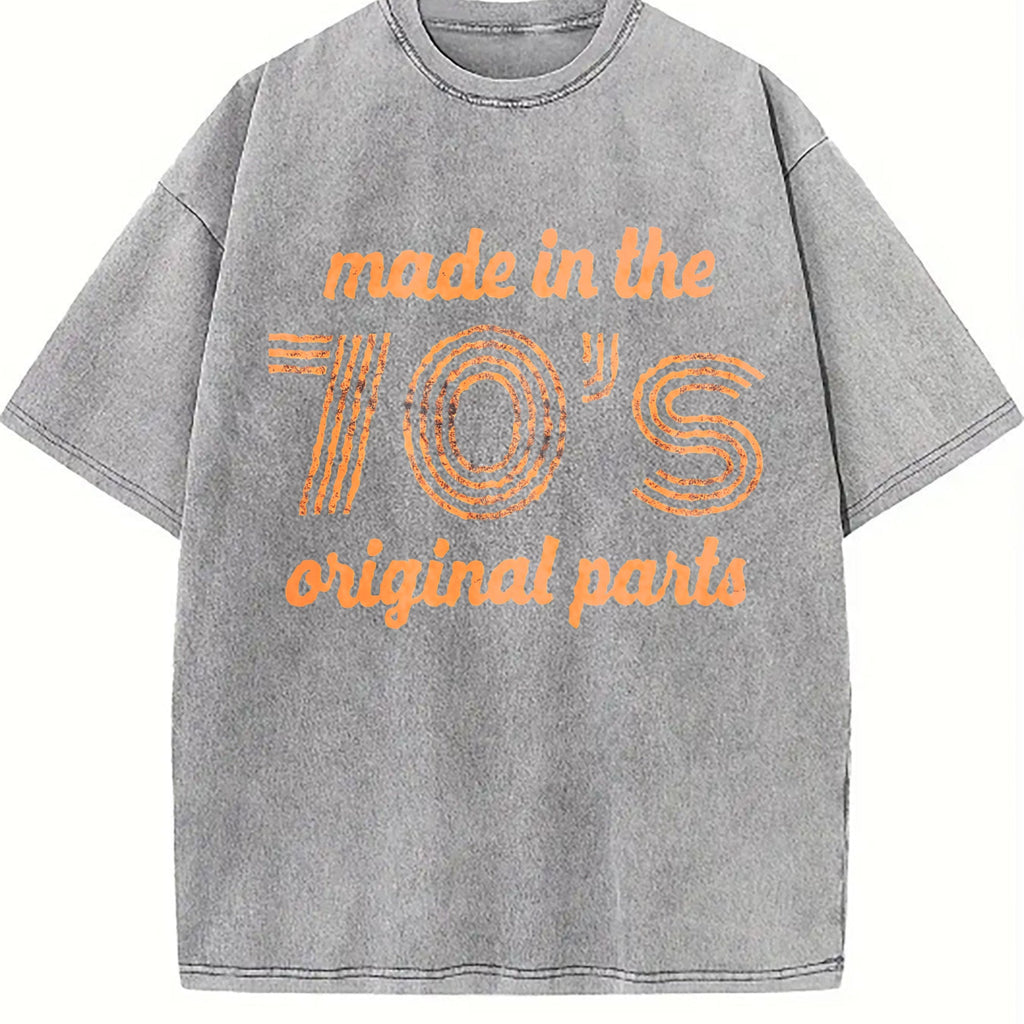 Made In The 70s Original Parts Funny Age Birthday Vintage product image 5