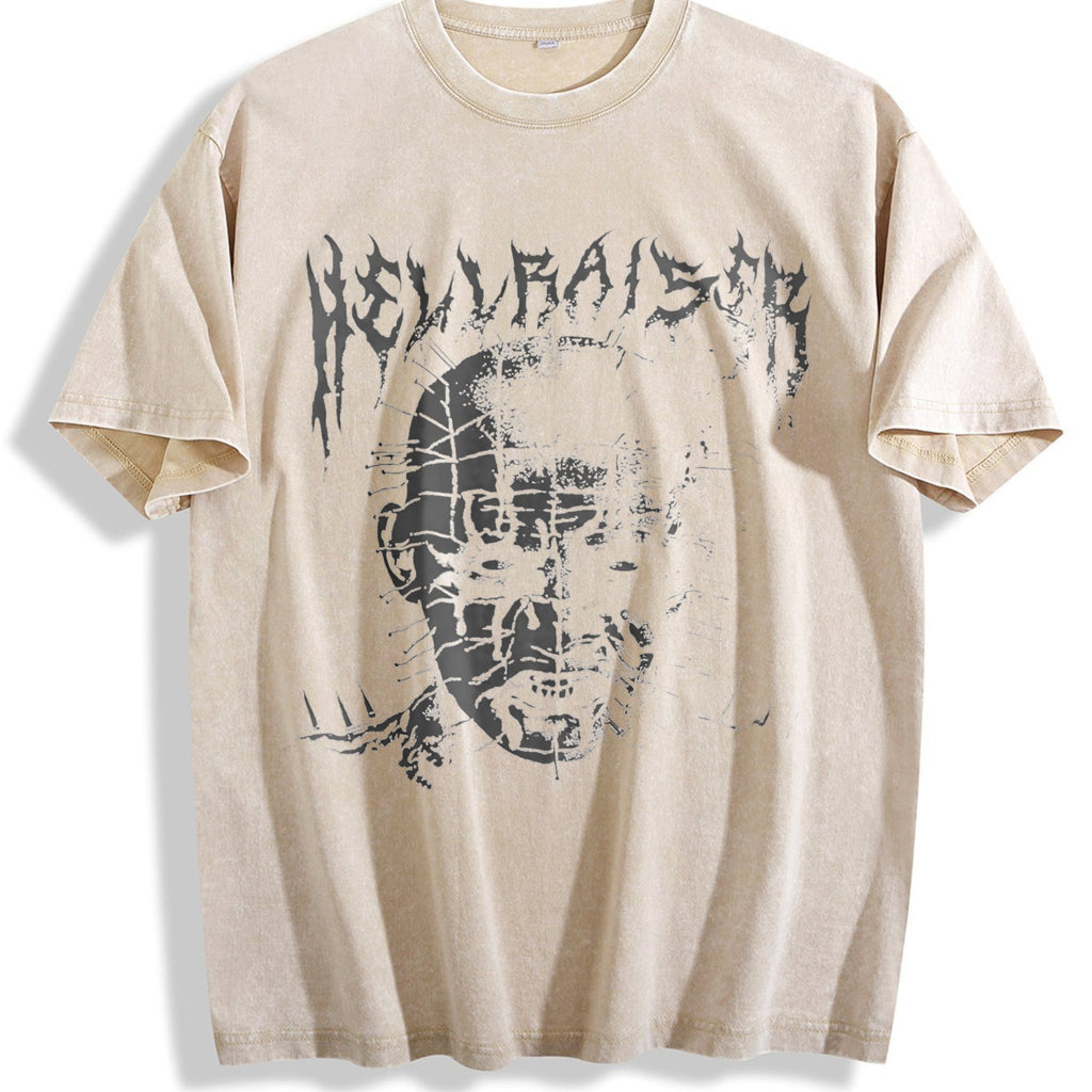 Hellraiser Horror Vintage Washed T-Shirt product image 1