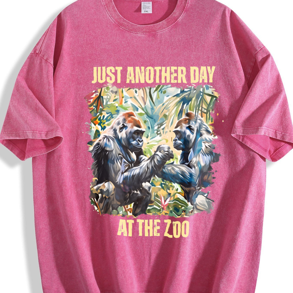 Just Another Day At The Zoo Vintage Washed T-Shirt product image 7