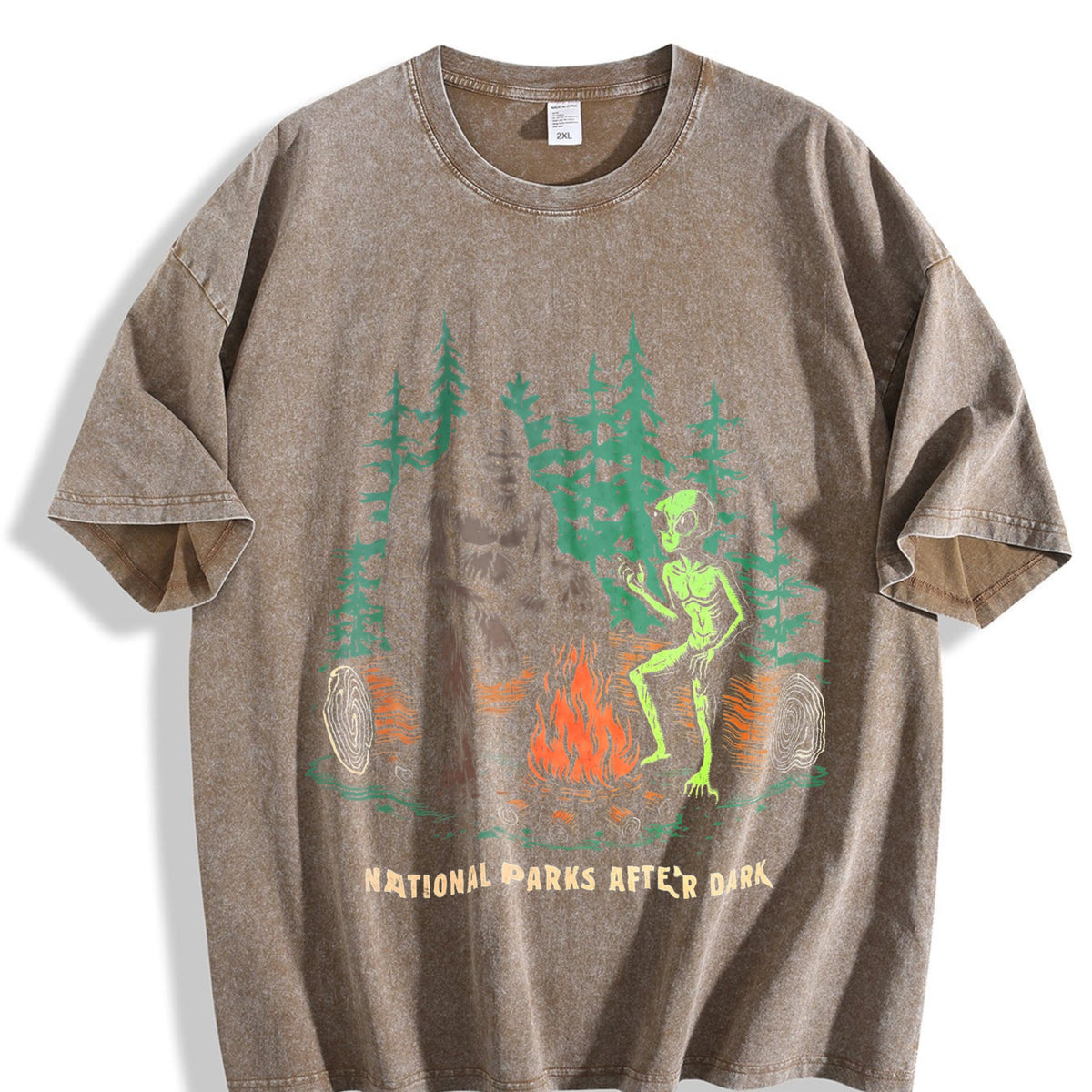 Funny National Parks After Dark Sarcastic Bigfoot Alien product image 3