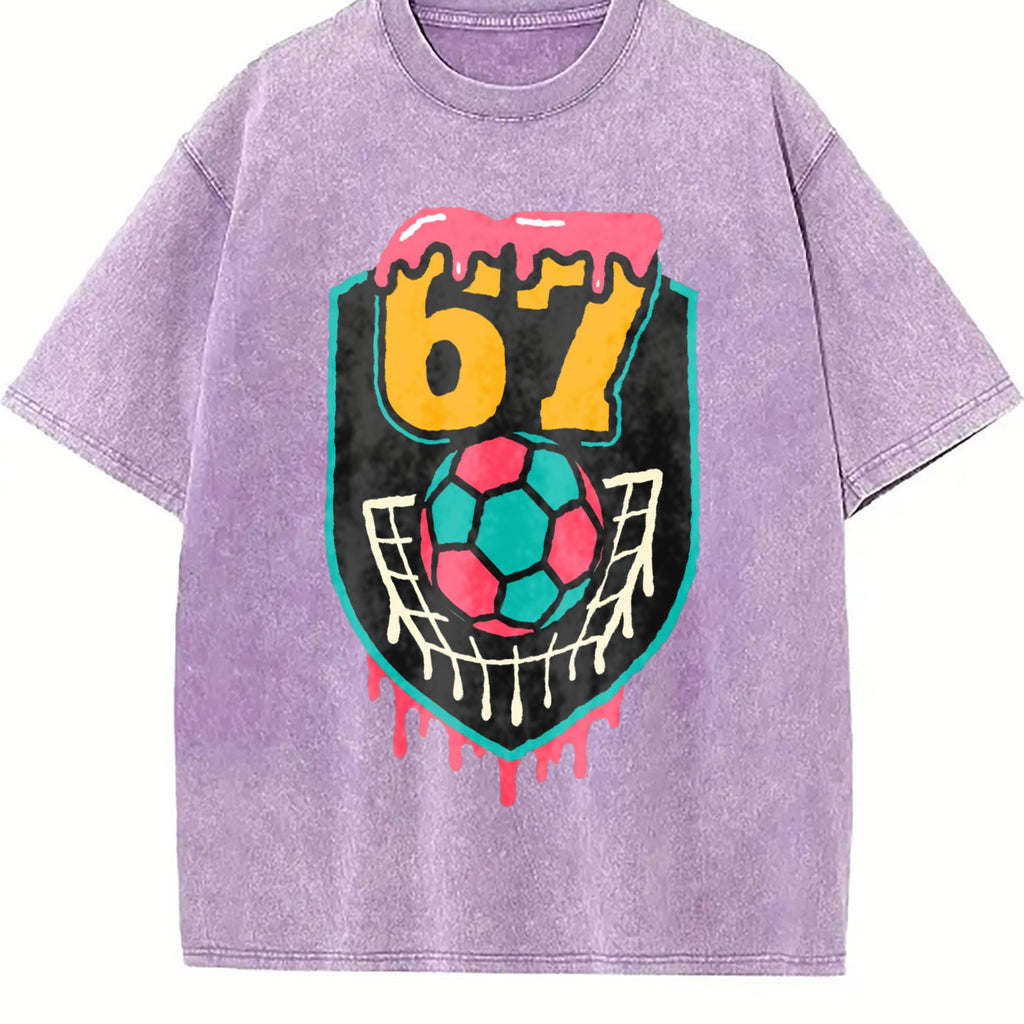 Global Soccer Fan Vintage Washed T-Shirt product image 6