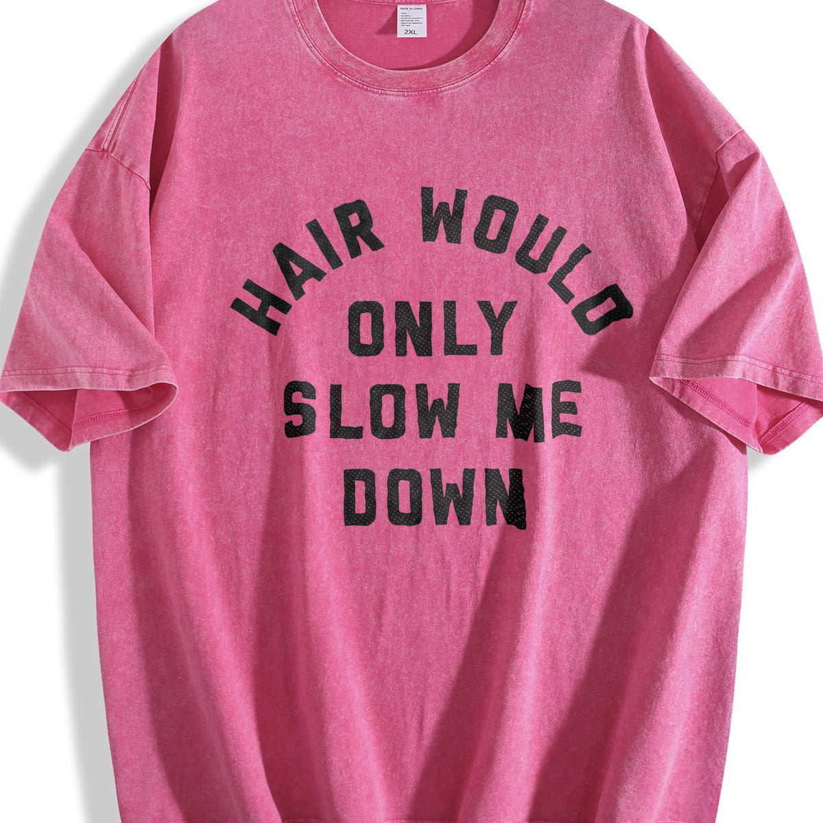Funny Hair Would Only Slow Me Down Sarcastic Bald Vintage product image 7