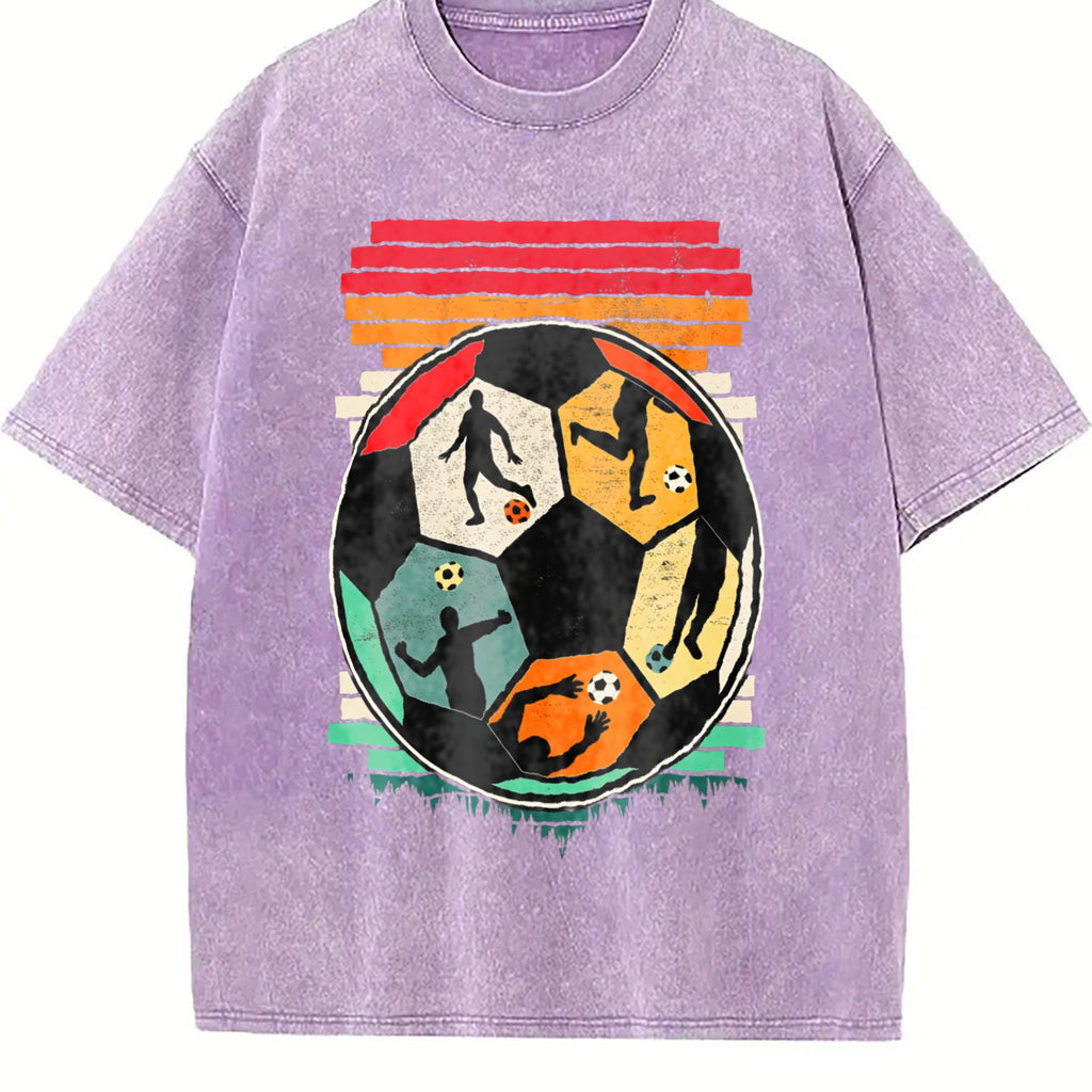 Global Soccer Fan Vintage Washed T-Shirt product image 6
