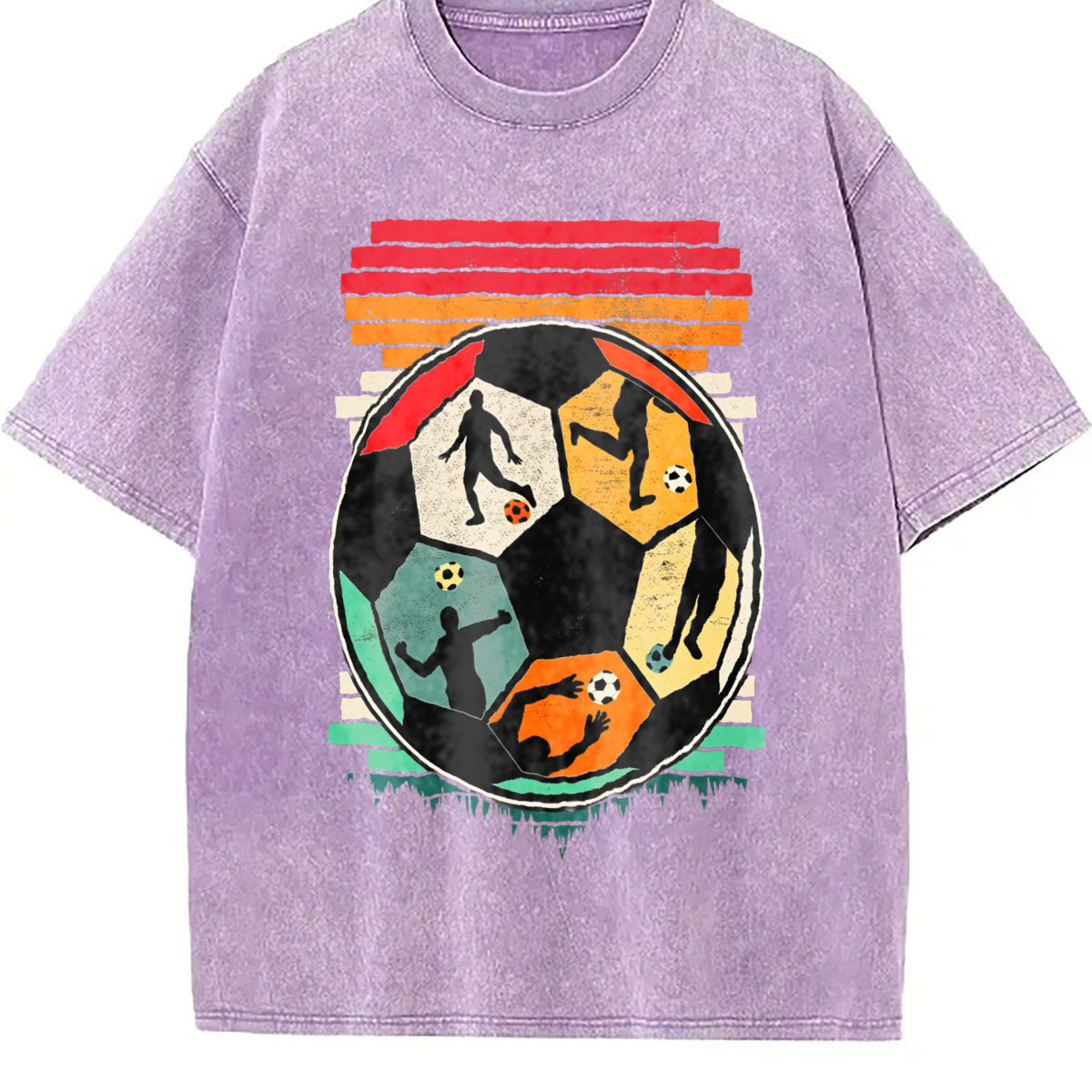 Global Soccer Fan Vintage Washed T-Shirt product image 6