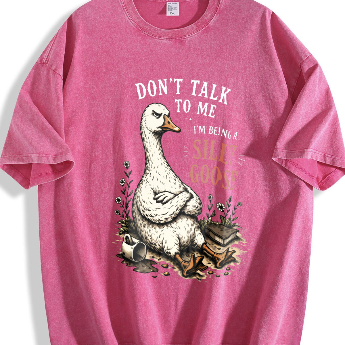 Silly Goose : Grumpy Vintage Washed T-Shirt product image 7