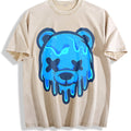 Drippy Blue Bear Two Piece Set Vintage Washed T-Shirt product image 1