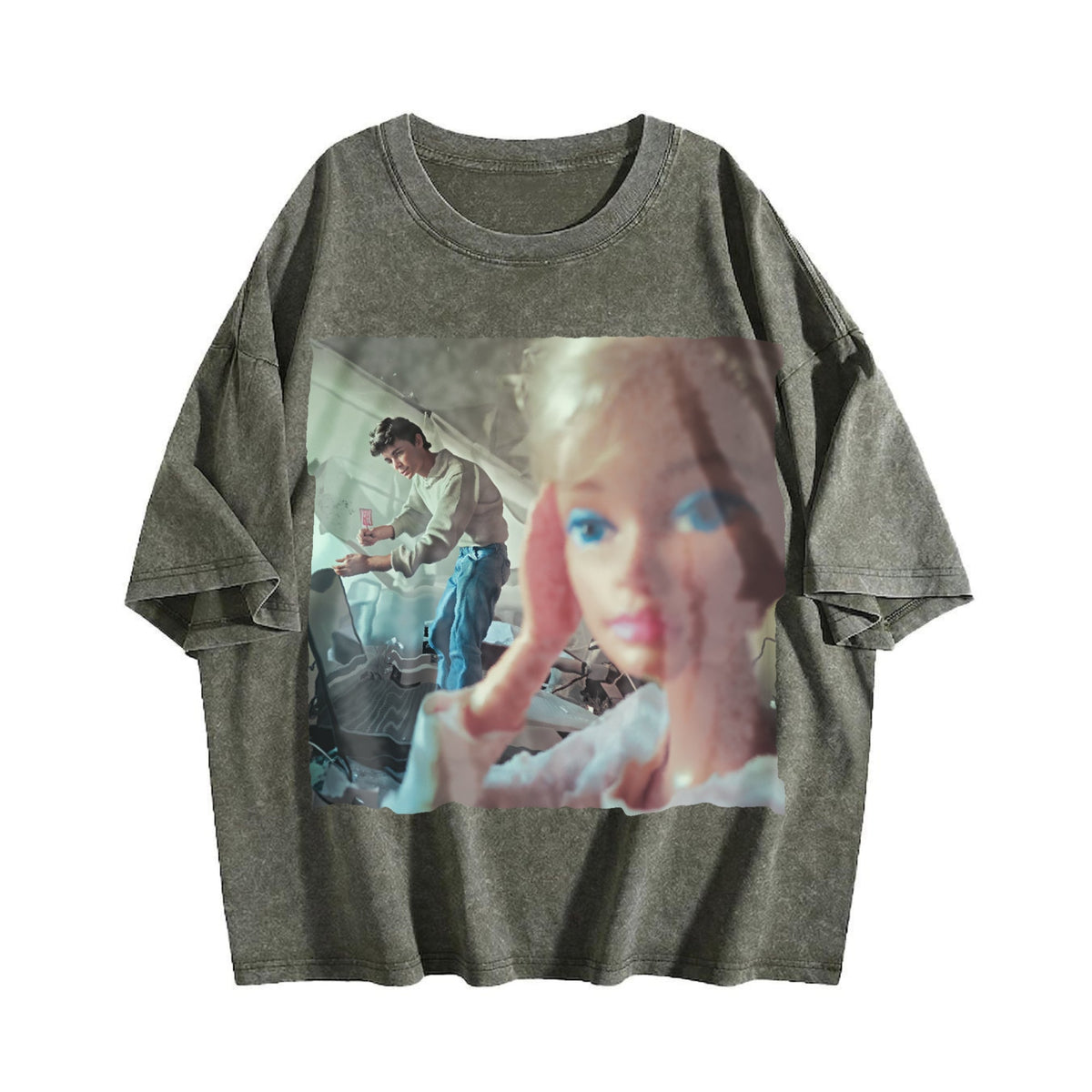 Doll at the Laundromat Vintage Washed T-Shirt product image 4