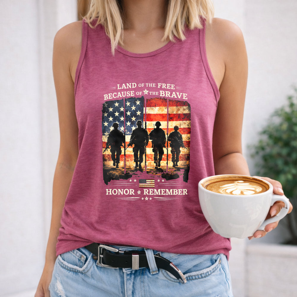 Land Of The Free Women's Tank Top