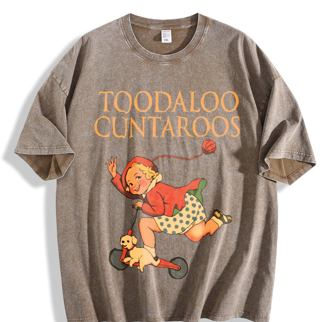 Funny Sarcastic Vintage Washed T-Shirt product image 3