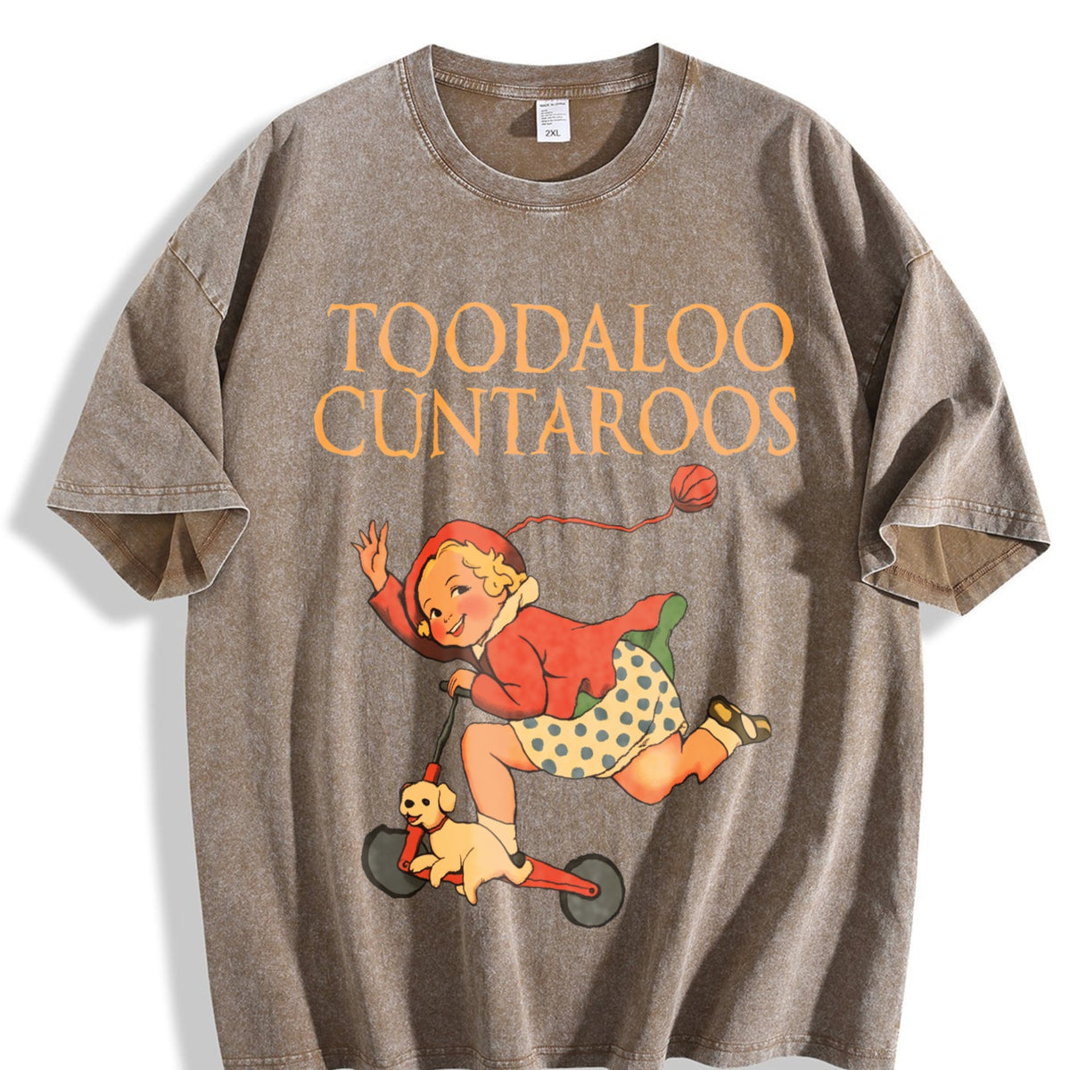 Funny Sarcastic Vintage Washed T-Shirt product image 3