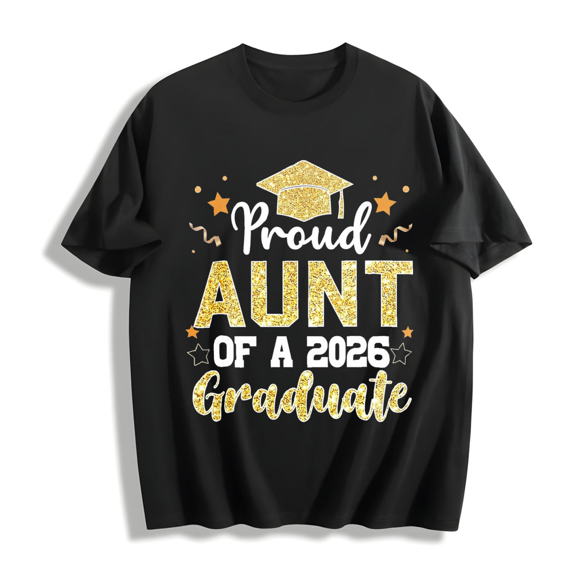 100 Proud Aunt Of A 2026 Graduate For Senior Cotton T-Shirt product image 1
