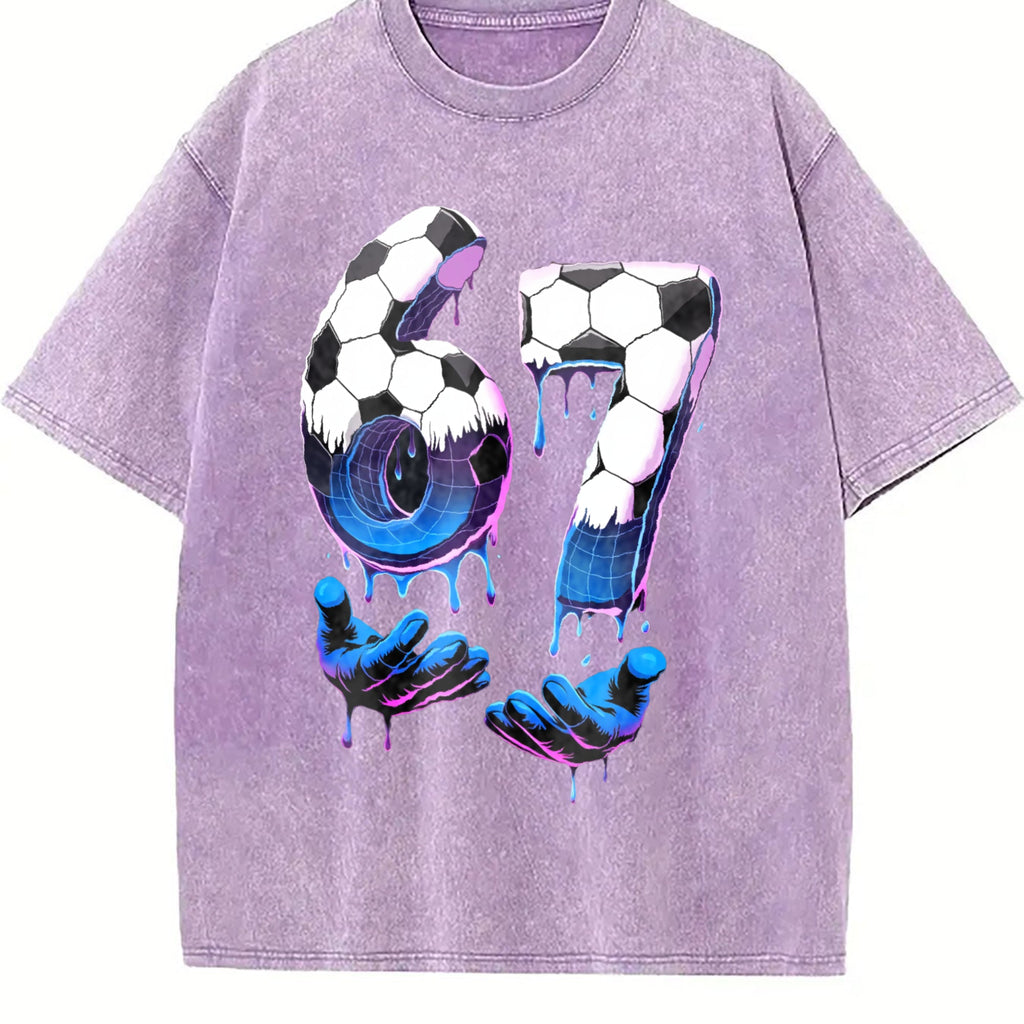 Global Soccer Fan Vintage Washed T-Shirt product image 6