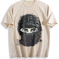 Masked Character N Letter Vintage Washed T-Shirt product image 1
