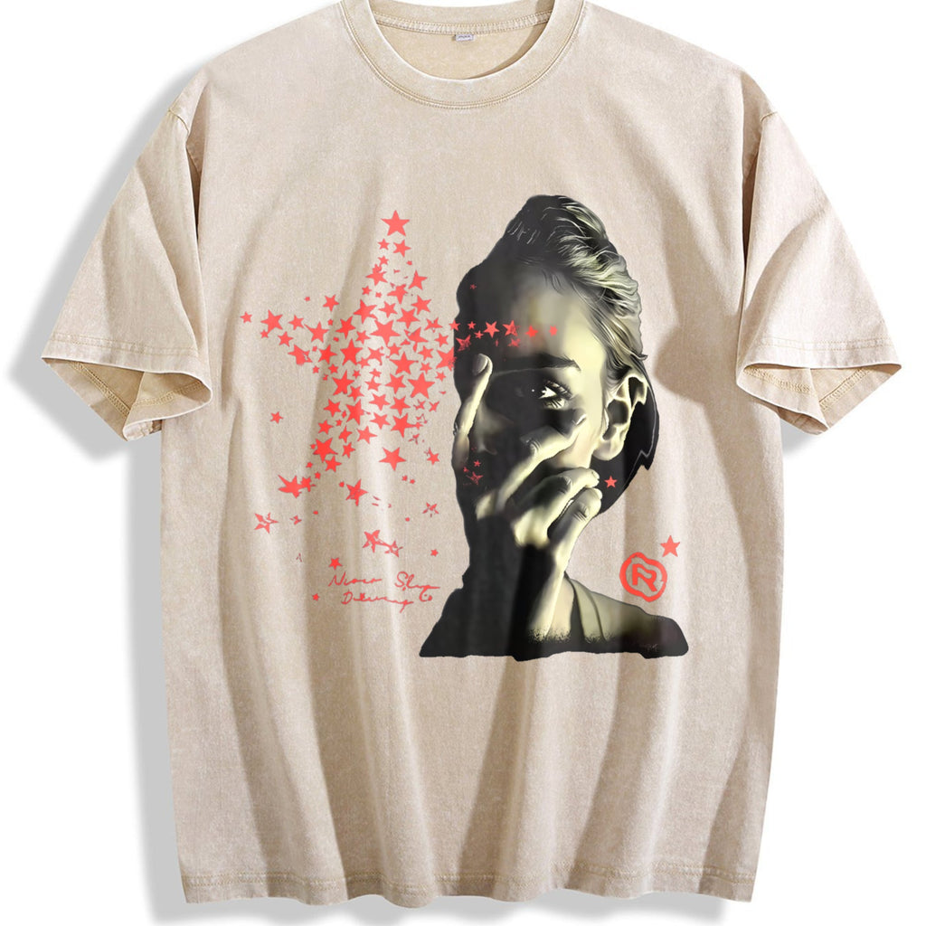 Star Portrait Vintage Washed T-Shirt product image 1