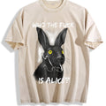 Funny Rabbit - Who The F Ck Is Alice Meme Vintage Washed product image 1