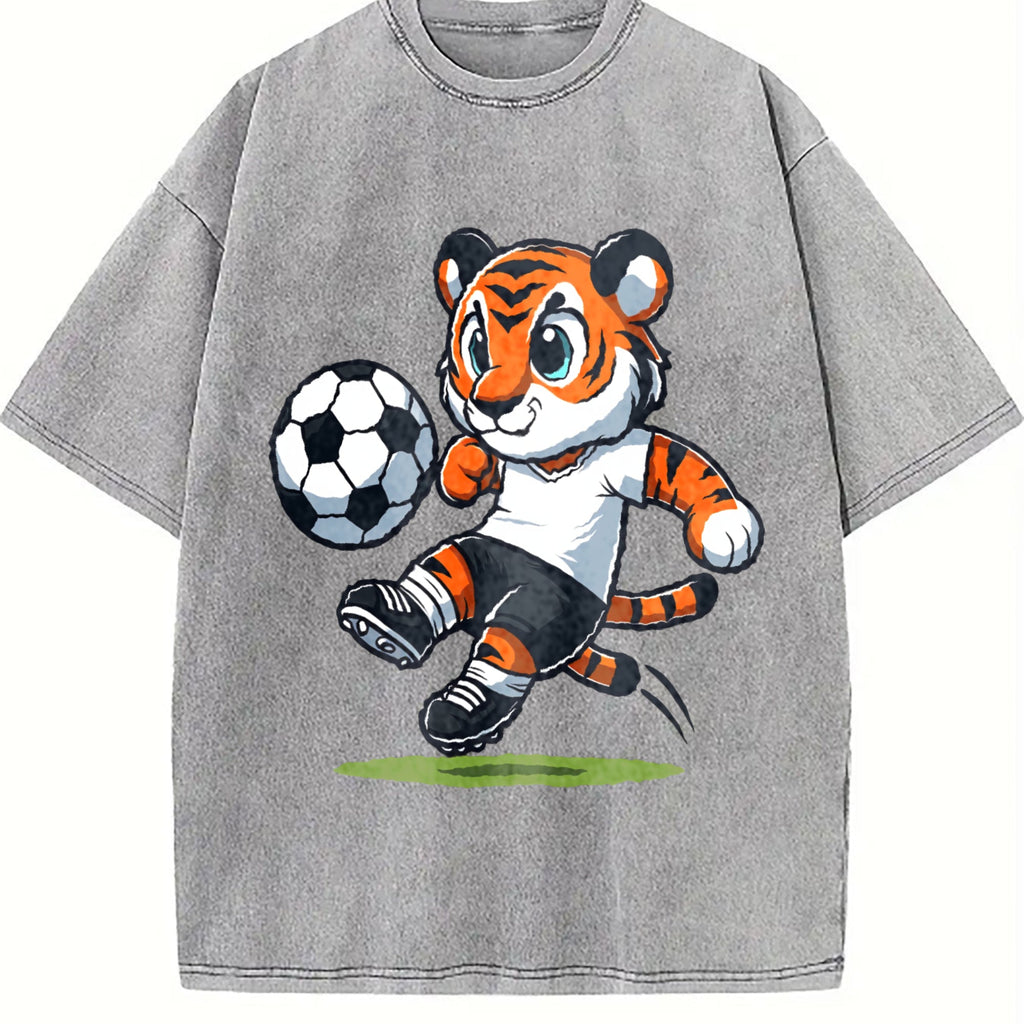 Global Soccer Fan Vintage Washed T-Shirt product image 5
