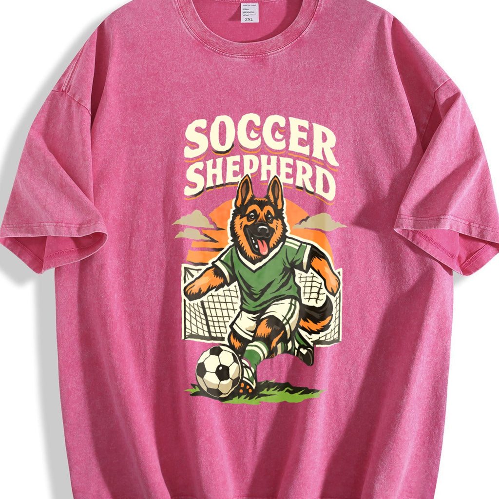 Global Soccer Fan Vintage Washed T-Shirt product image 7