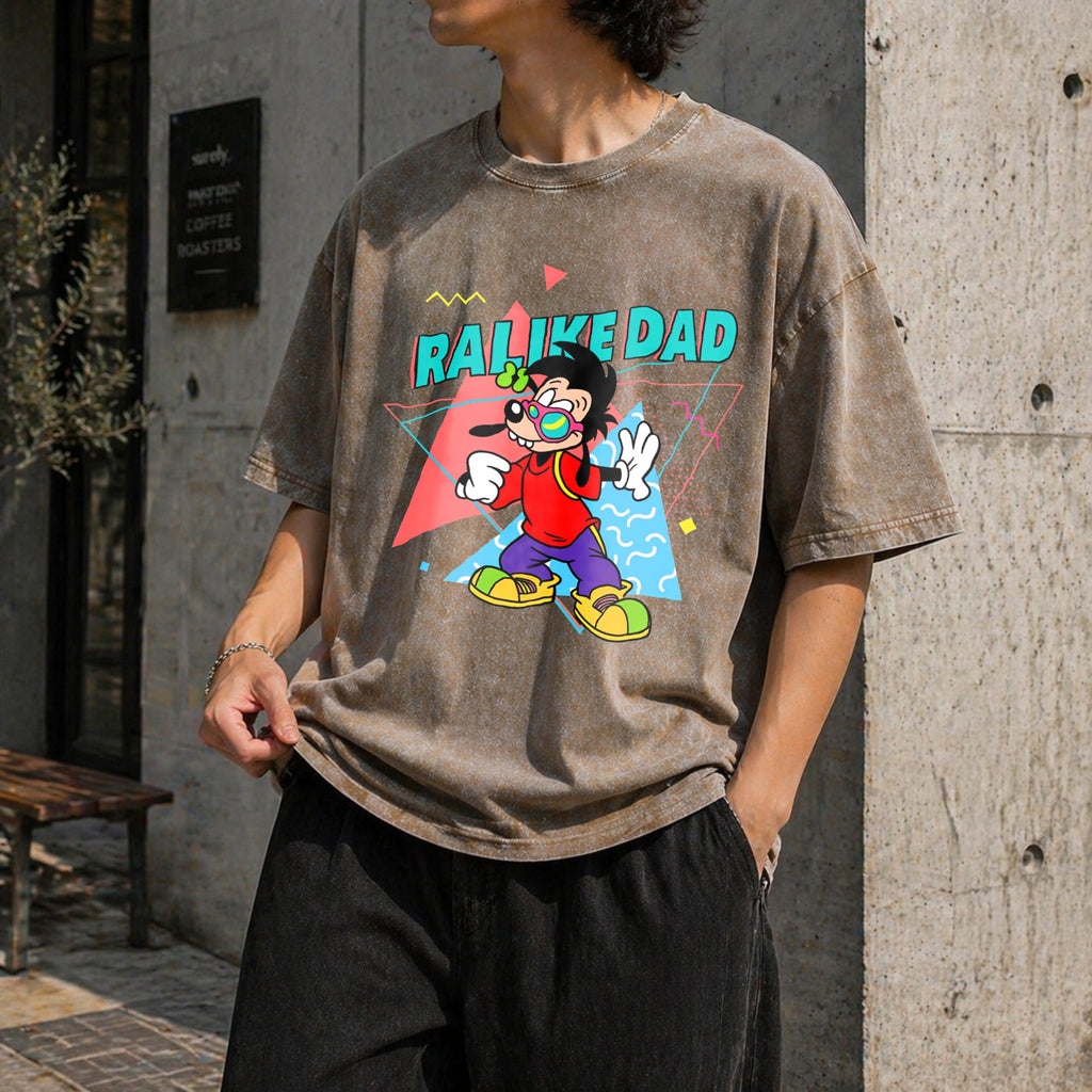 Rad Dad And Like Matching Vintage Washed T-Shirt product image 3