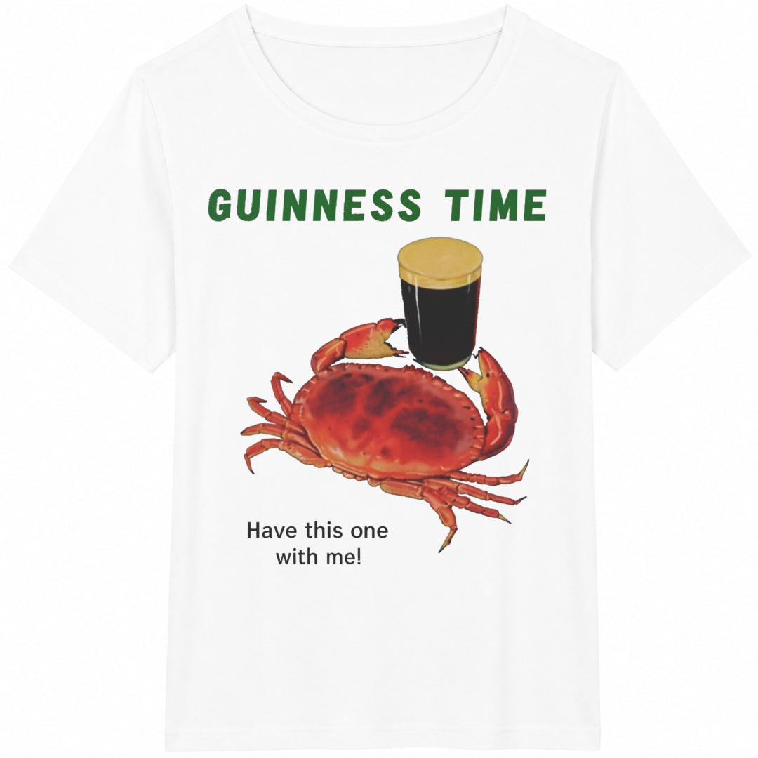 Black Crab Guinness Time Cotton T-Shirt product image 2