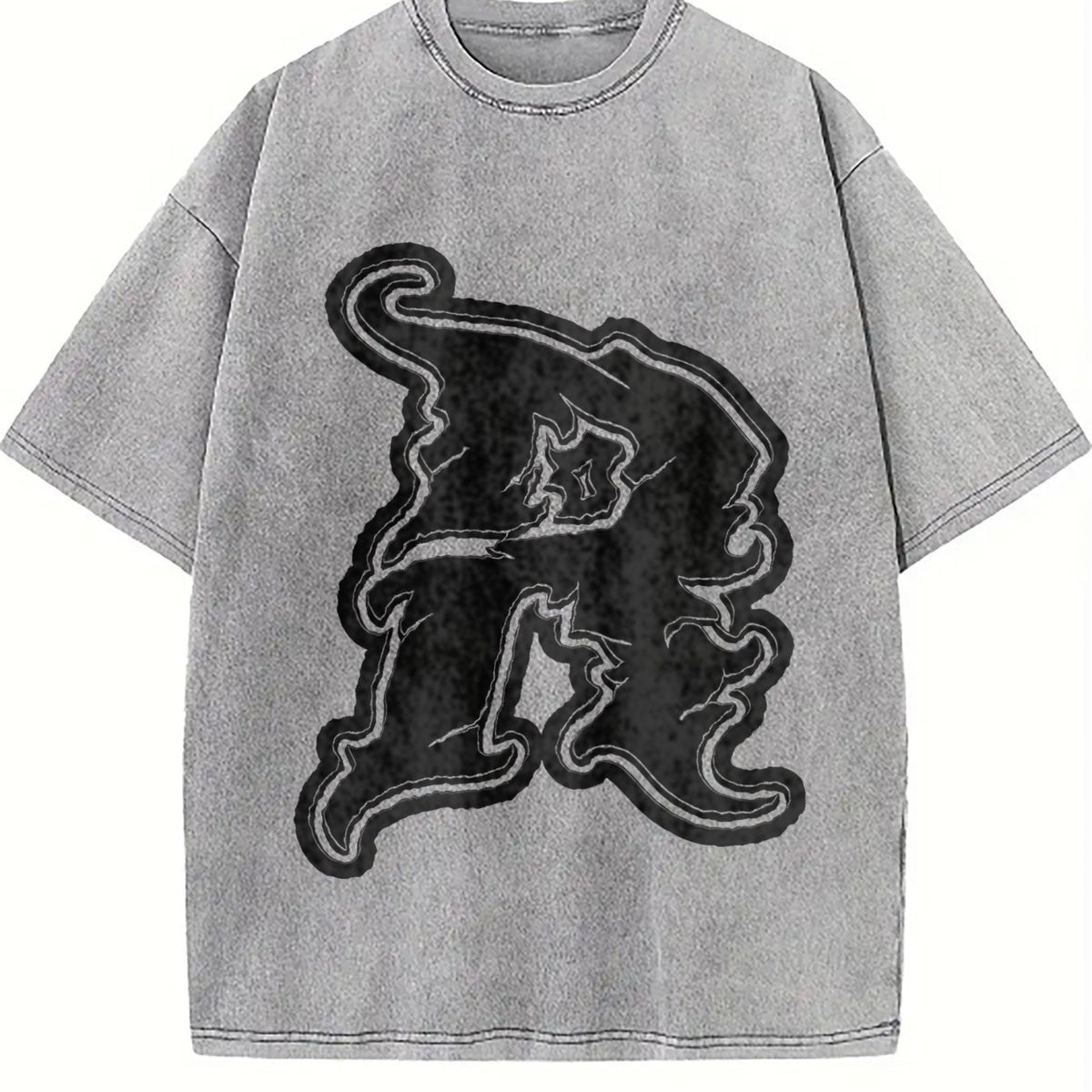 Wizard Hat Letter R Vintage Washed T-Shirt