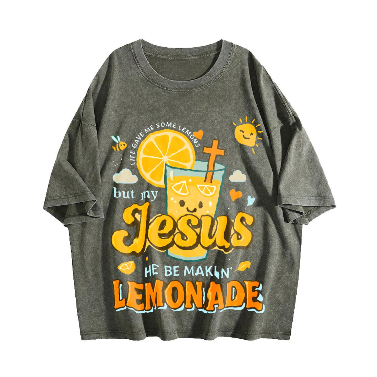 Making Lemonade Washable Vintage Washed T-Shirt product image 4