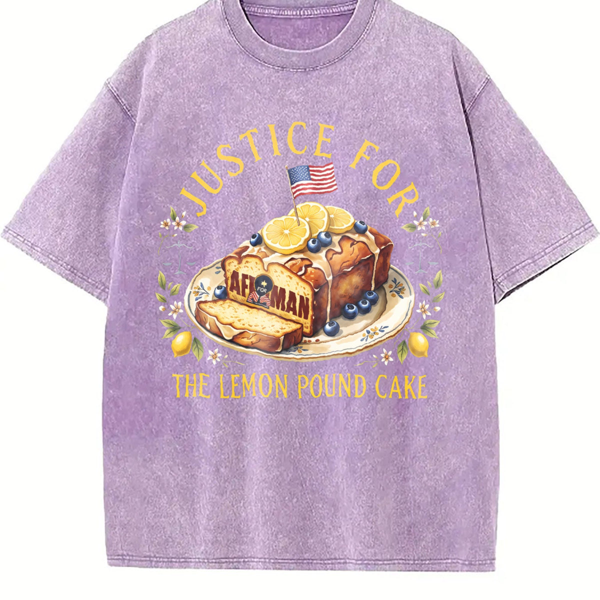 Justice for the Lemon Pound Cake Vintage Washed T-Shirt product image 6