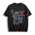 4th Of July Boxy Liberty And Justice For All Crop Resist product image 1