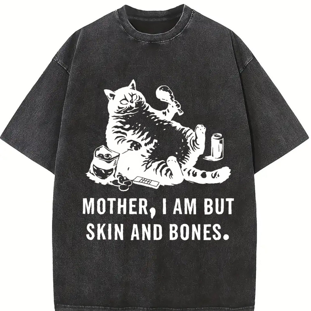 Funny Cat Mom Vintage Washed T-Shirt product image 2
