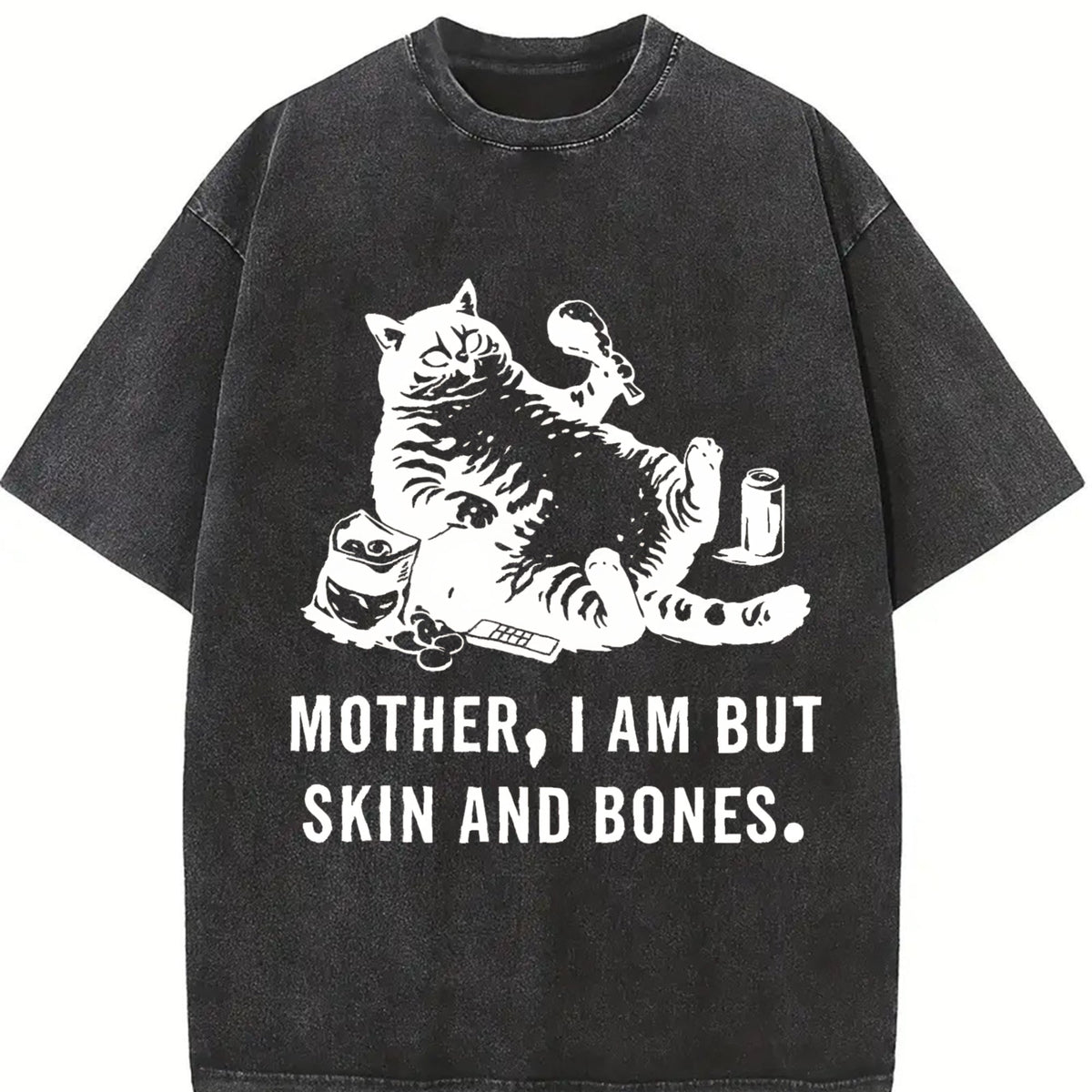 Funny Cat Mom Vintage Washed T-Shirt product image 2