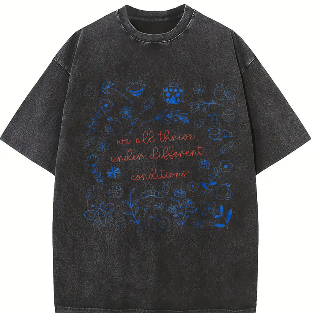 Special Education Teacher Vintage Washed T-Shirt product image 2