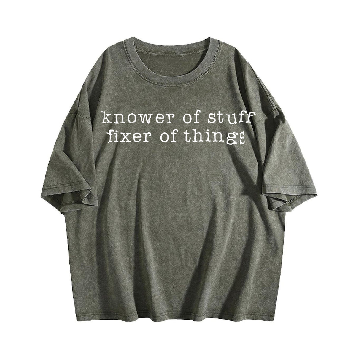 Knower Of Stuff Fixer Of Things Vintage Washed T-Shirt product image 4